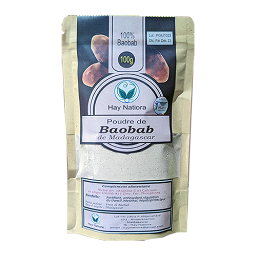 Poudre de Baobab 100 gr - Beeonature